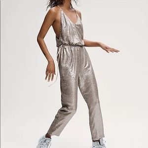 Free People STUNNING Sequin Jumpsuit
